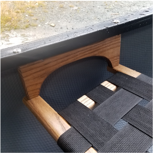 CANOT | Ensemble d'attaches monobloc en frêne pour siège suspendu